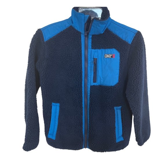 32 Degrees Other - 32 DEGREES || Boys youth blue fleece jacket - Size M (10/12)